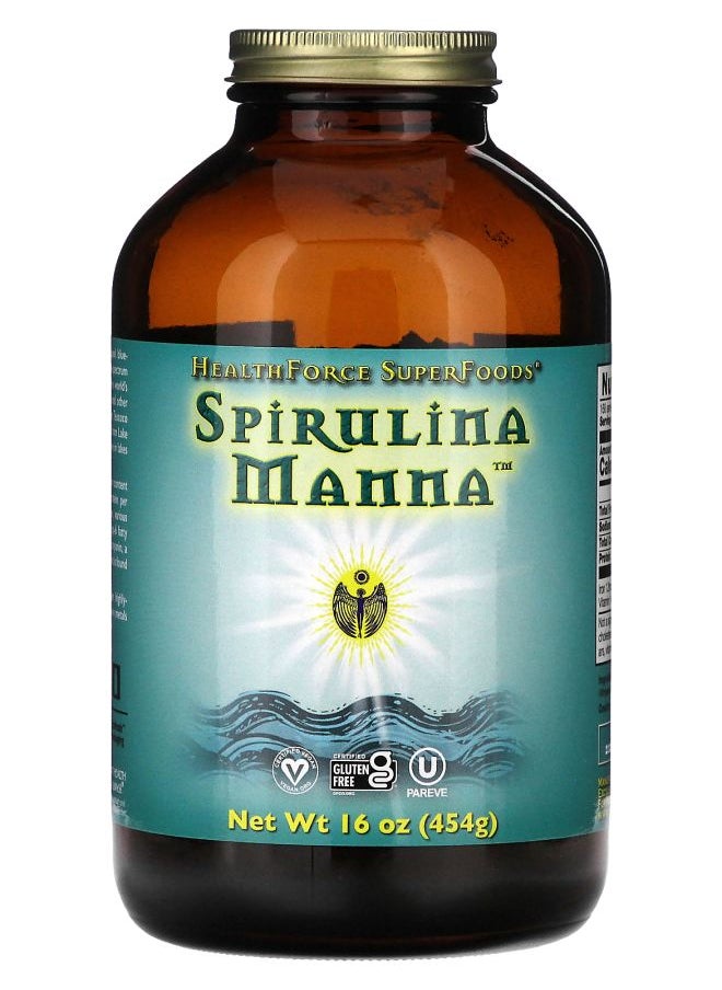 HEALTHFORCE SUPERFOODS - Spirulina Manna 16 oz (454 g) - Image 1