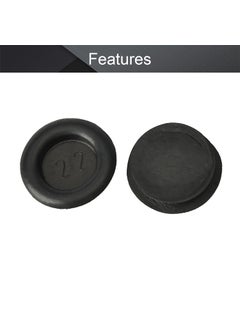 Fielect Fielect 20Pcs 22mm Rubber Grommet Eyelet Ring Gasket Wire Grommets O Ring Electric Cable Protector Rubber Grommets for Wiring Black  - Image 3