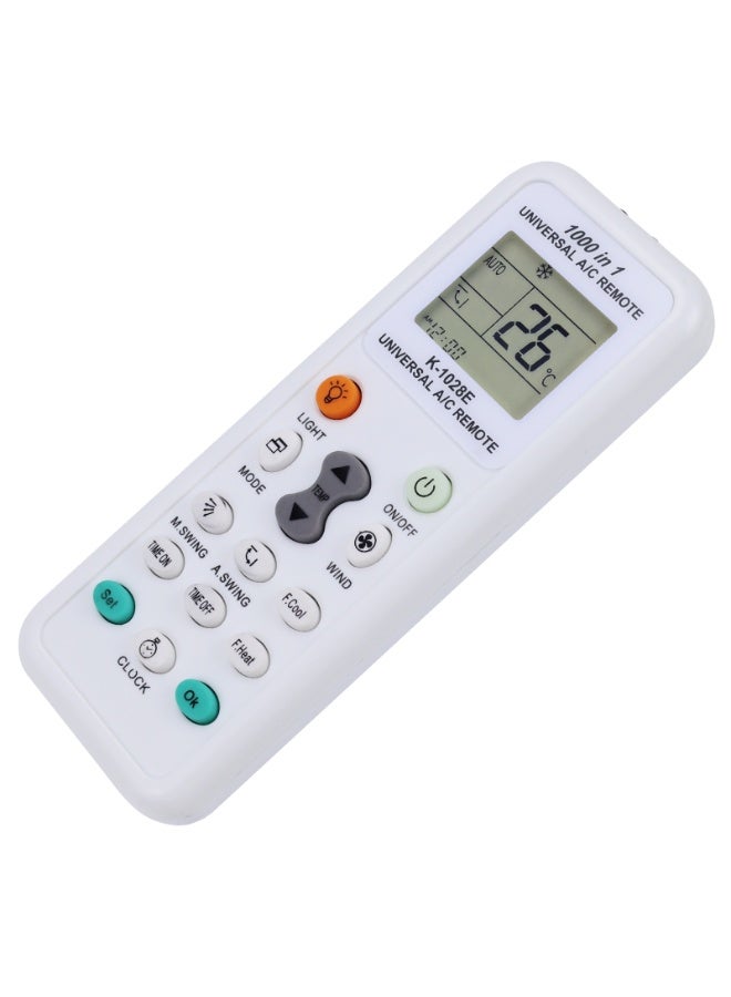 Chabeia Universal K-1028E Universal Air Conditioner LCD A/C Remote Control For L Panasonic Sharp Samsung Fujitsu Haier Hemilton Hicon - Image 3