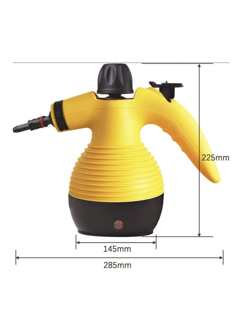 دينكس منظف بخاري محمول باليد 1200 واط متعدد الوظائف بدرجة حرارة عالية مع 9 قطع ملحقات مناسبة للمطبخ والحمام والزجاج والمنزل لإزالة الأوساخ والبقع الصعبة من الأسطح المختلفة - Image 5