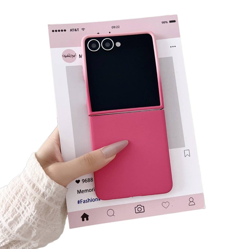 غطاء واقي | مقاوم للصدمات | حماية من السقوط | مقاوم للصدمات لـ Samsung Galaxy Z Flip 6 | Gradient Rose - Image 1