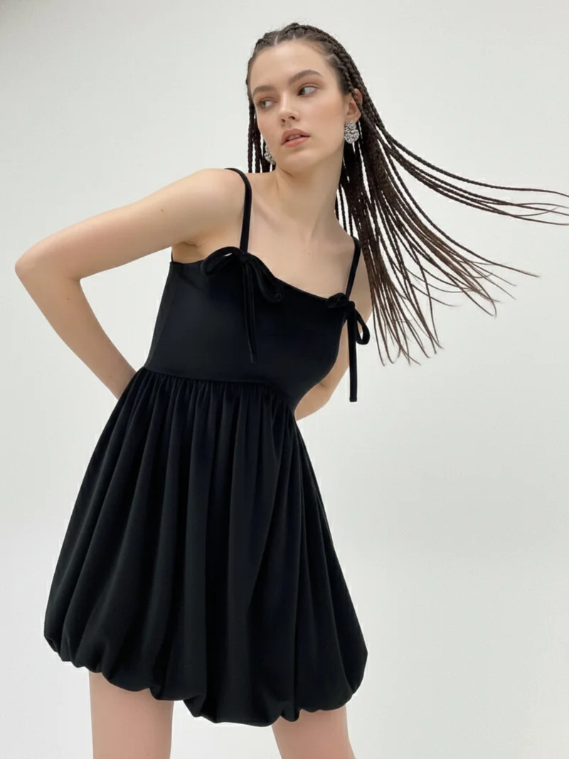 أوجيدر Black Bubblehem Dress