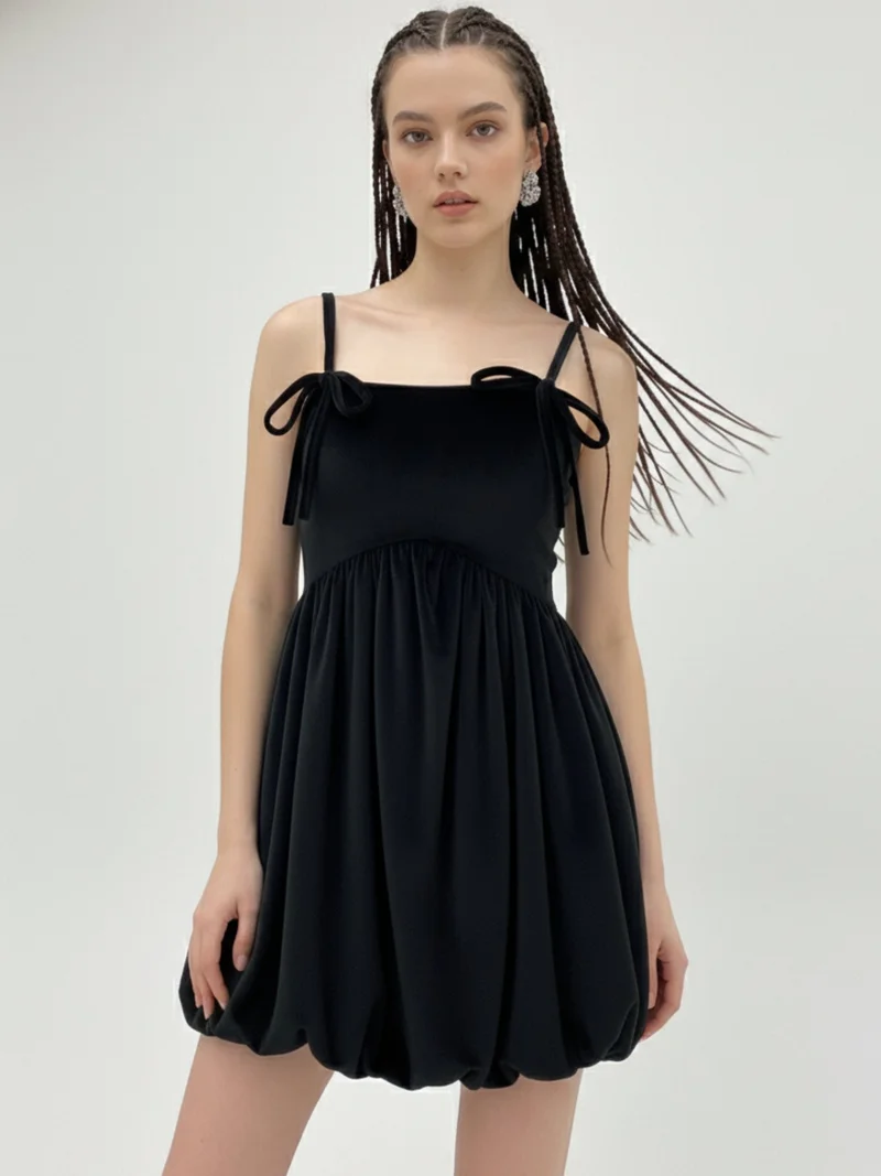 أوجيدر Black Bubblehem Dress