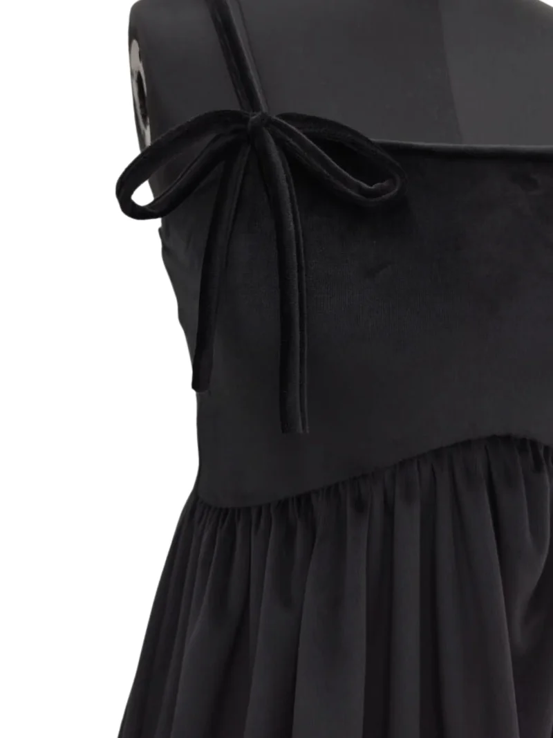 Outzidr  Black Bubblehem Dress for Women | Best Price UAE