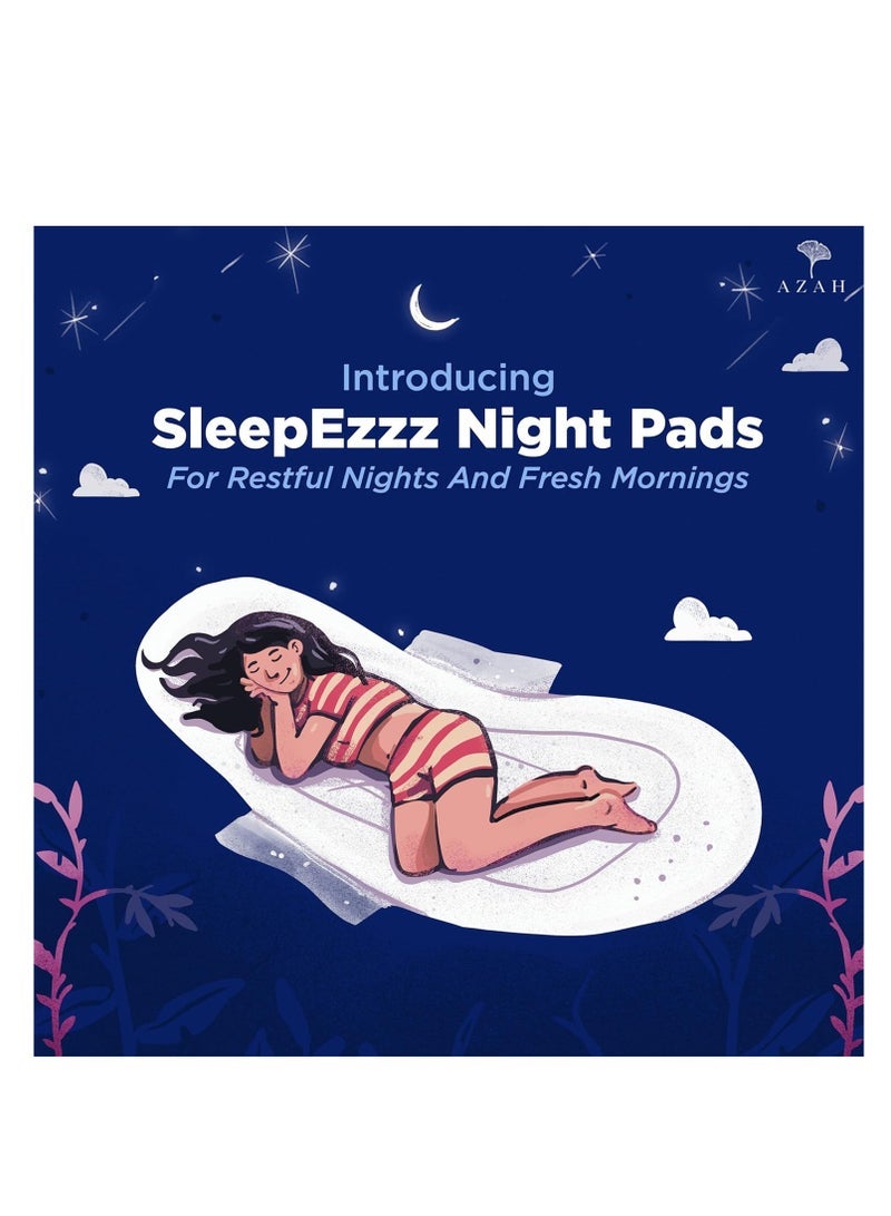 Azah XL+ Sanitary Napkins for Women [Pack of 30] | 312MM Large Night Pads | Cottony Soft Sanitary Pads for Women | XL+ Pads for Women | Leak Proof for Overnight Protection | Extra Long & Wide Back - Image 2