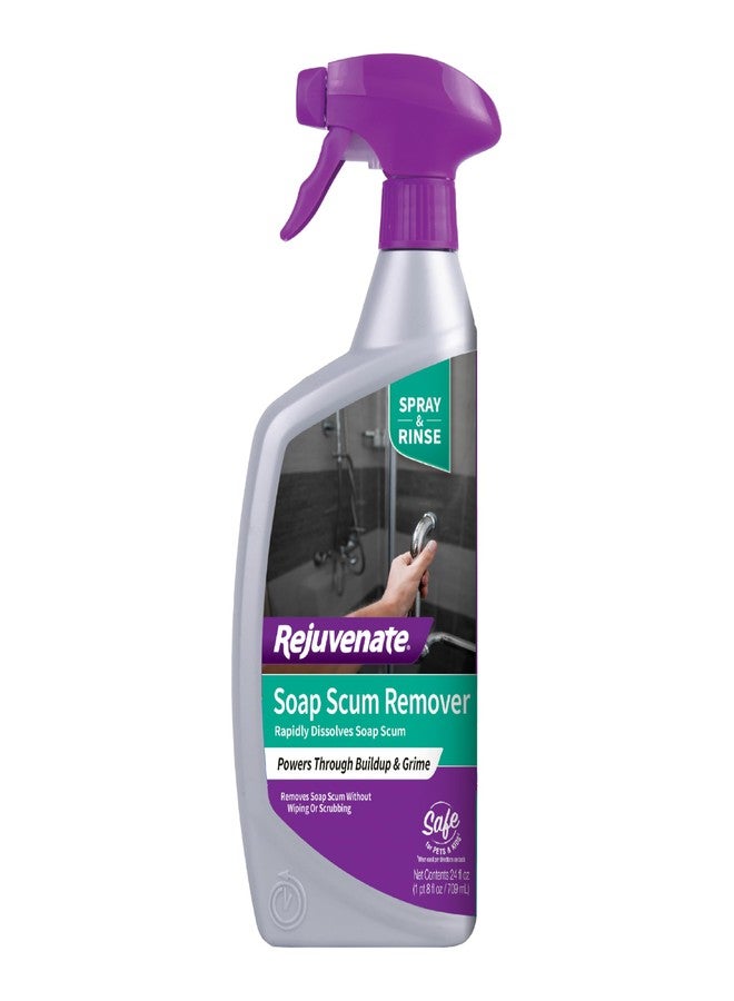 Rejuvenate Soap Scum Remover Easily Dissolves Soap Scum Without Scrubbing, 24 Ounces - Image 1
