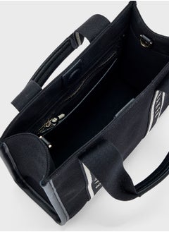 تيد بيكر Georjea Webbing Canvas Small Tote  - Image 5