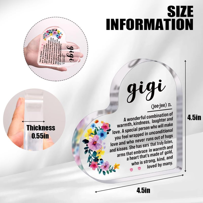 TuSuQing هدايا Gigi لعيد ميلاد الجدة هدايا عيد ميلاد لجدة الجدة Nana Mimi أفضل من أي وقت مضى Gigi Devinative Signs & Plaques - Image 2