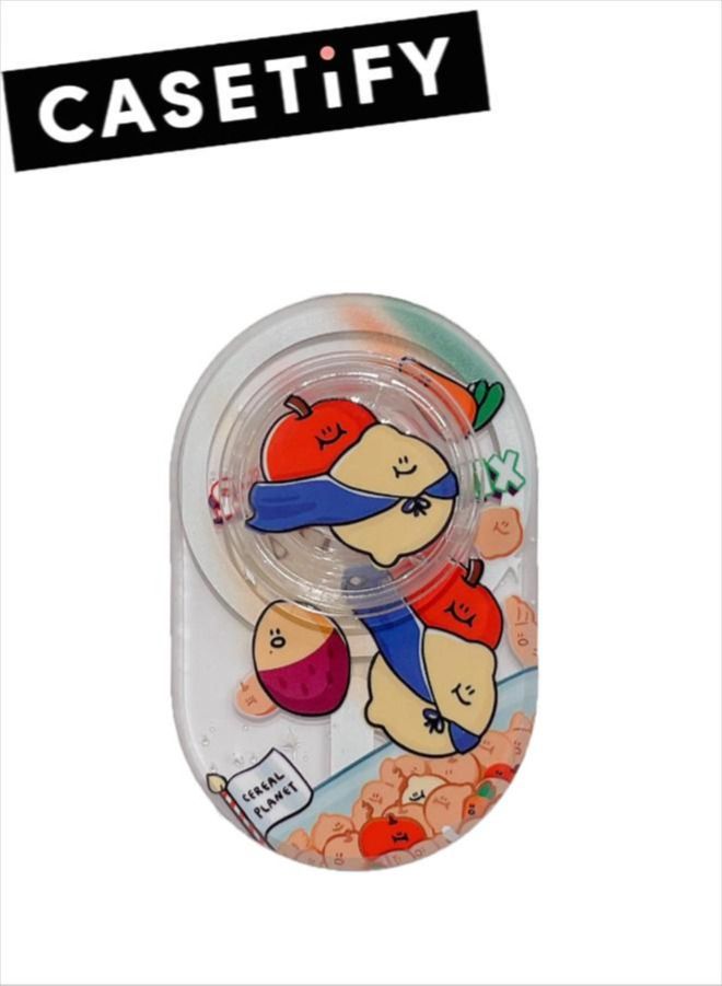 Casetify Cereal Milk Cereals Phone Grip Stand Compatible with MagSafe, MagSafe Phone Grip Holder, Wireless Charging Compatible - Image 1