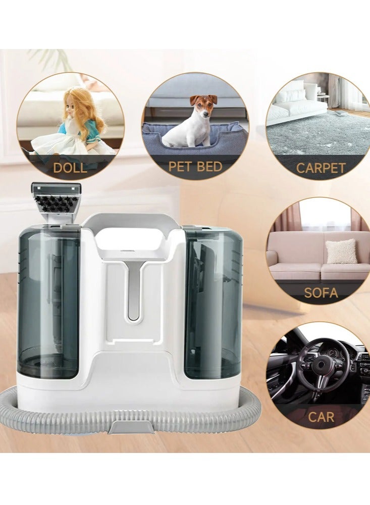 Joshberg Portable Carpet & Upholstery Spot Cleaner, Carpet Cleaner Machine, Pet Stain Remover, Powerful Suction Canister Vacuum Cleaner with Versatile Tools for Upholstery, Couches, Car - Image 2