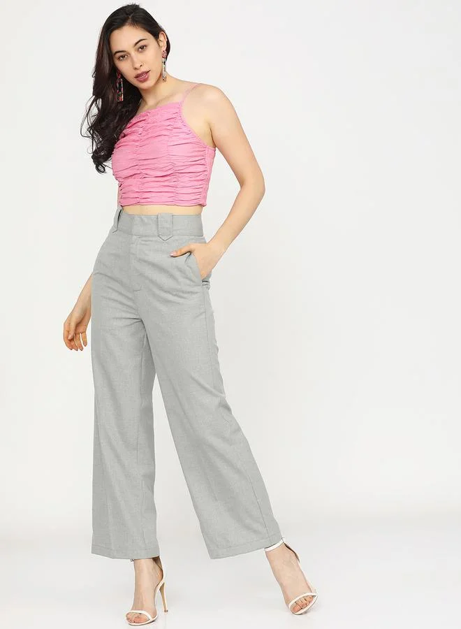 Tokyo Talkies High Rise Flared Trousers by Styli