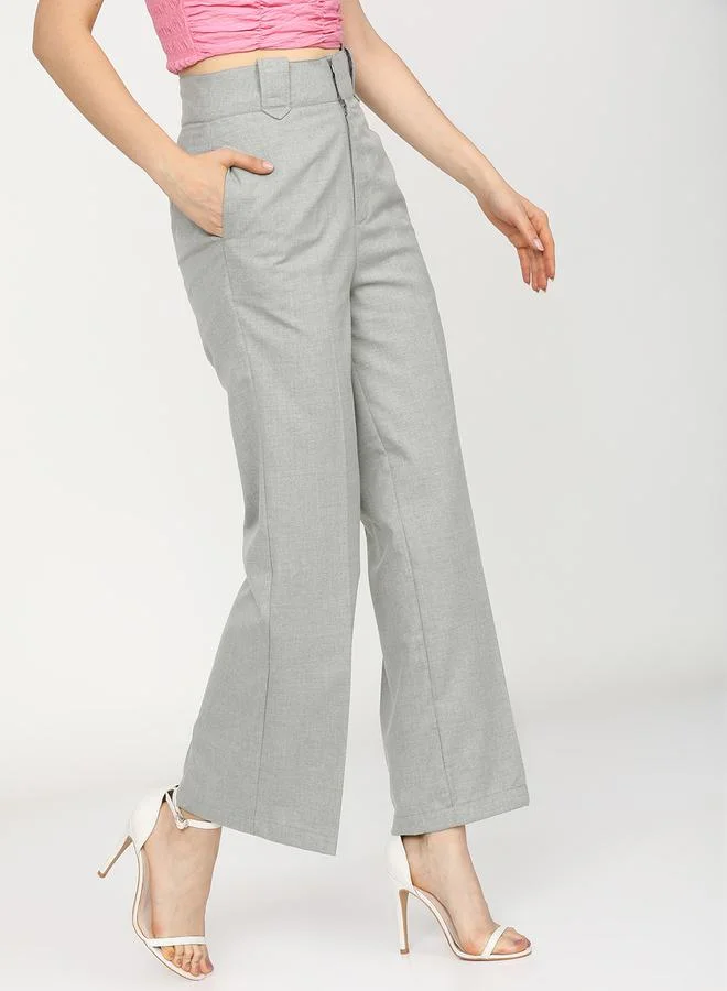 Tokyo Talkies High Rise Flared Trousers by Styli
