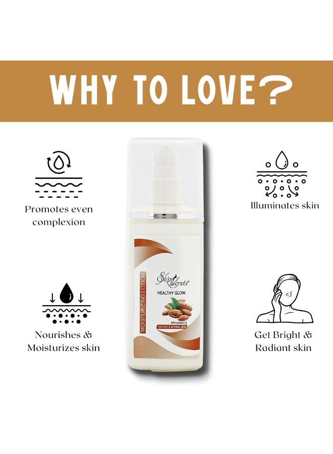 Skin Secrets Healthy Glow Moisturizing Lotion with Almond Oil| 120ml - Image 3