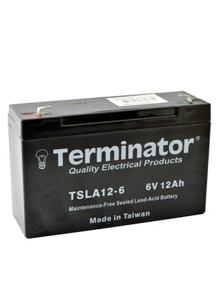 Terminator Sealed Lead Acid Battery 6V-12Ah TSLA 12-6S - pzsku/Z199D291B200160AA3B80Z/45/1751715669/42da12a6-e917-429e-80ee-d0bde06c8f4c