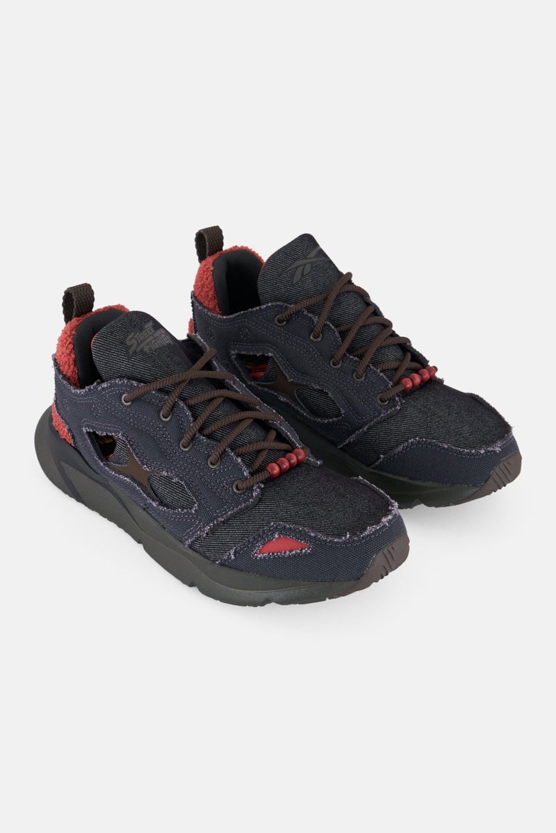 Reebok Rebook X Street Fighter Men Furylite 95 Lace Up Running Shoes, Black - Image 1