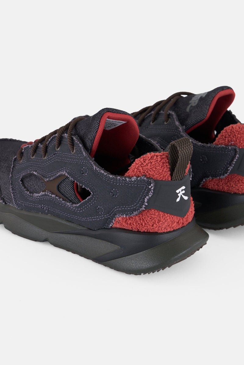 Reebok Rebook X Street Fighter Men Furylite 95 Lace Up Running Shoes, Black - Image 2