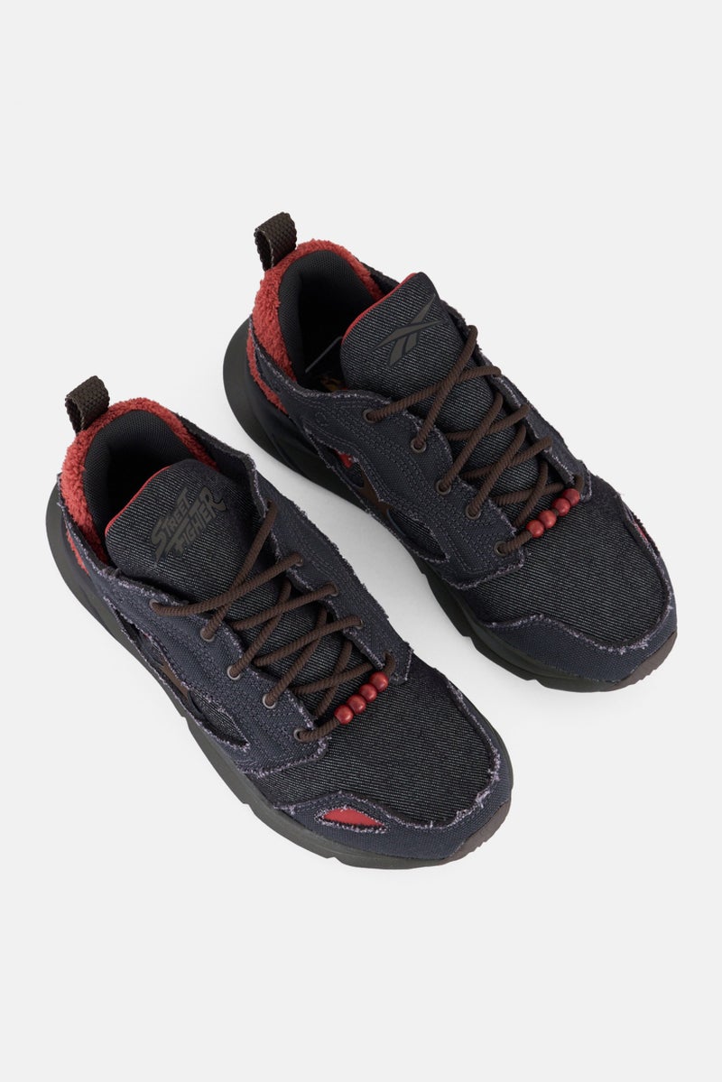 Reebok Rebook X Street Fighter Men Furylite 95 Lace Up Running Shoes, Black - Image 4