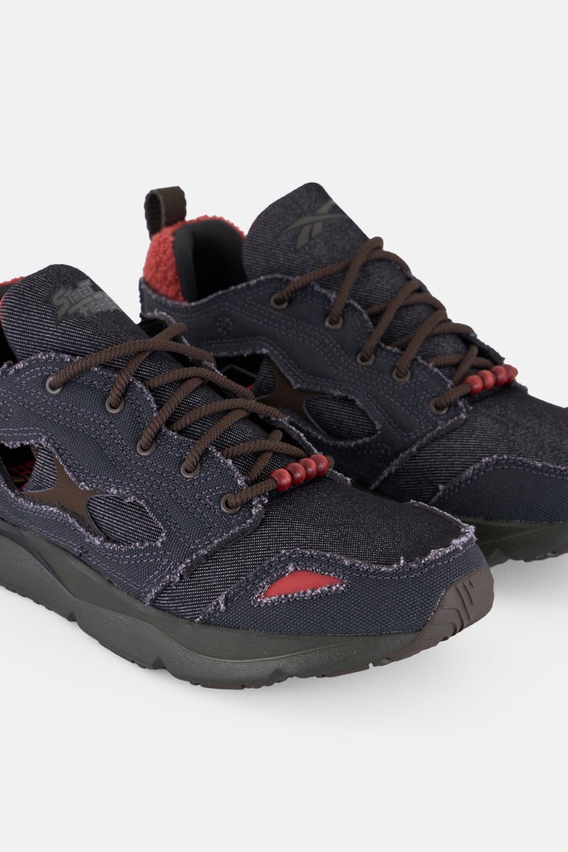 Reebok Rebook X Street Fighter Men Furylite 95 Lace Up Running Shoes, Black - Image 3