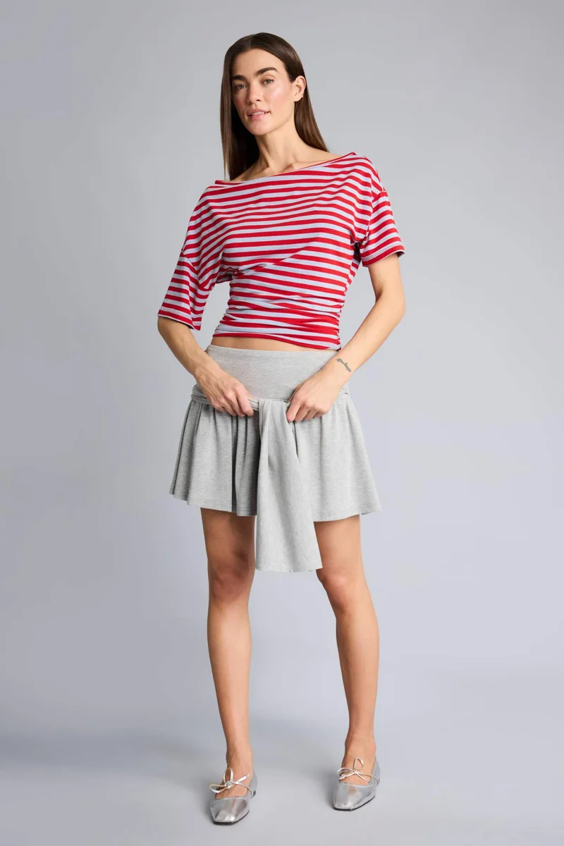 DeFacto Afra x Defacto A-Line Normal Waist Mini Skirt