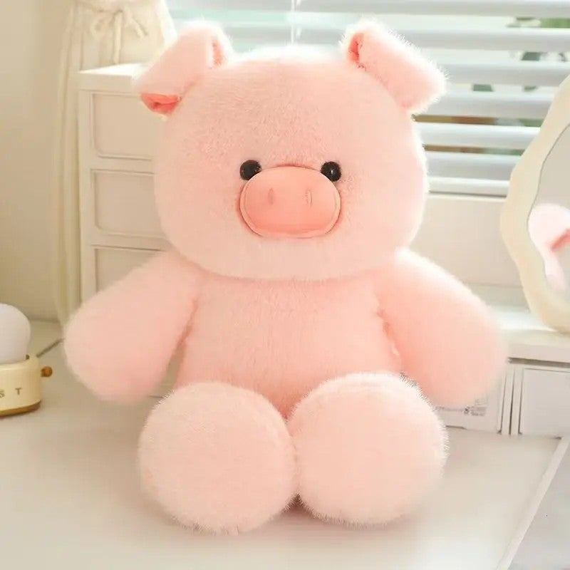 Y&D Cute Stuffed Animal Plush Toys – Soft Pink Pig & Long-Ear Rabbit Teddy Bear Filled with Premium PP Cotton for Kids and Toddlers - Image 1