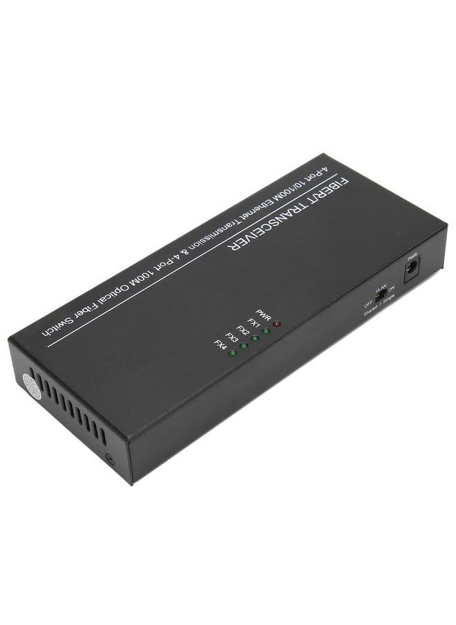 Thoraya Optical to electrical converter Tx1310nm 10/100 Mbps Dual fiber single mode fiber optic transceiver SC 4 optical ports 4 electrical ports up to 25km RJ-45 port European standard  - Image 5