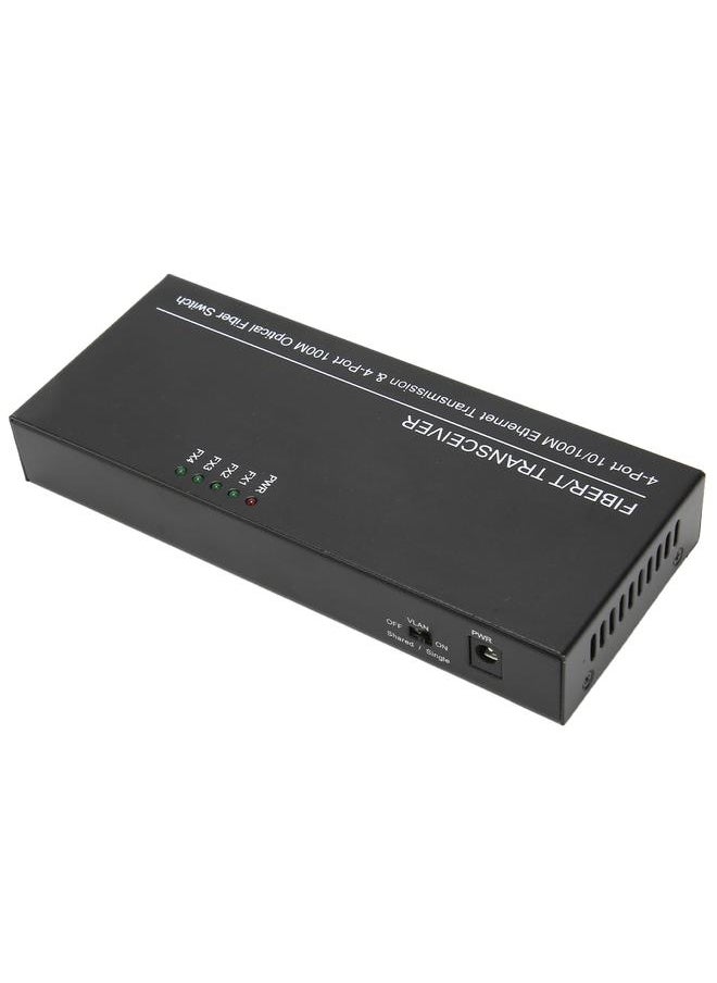Thoraya Optical to electrical converter Tx1310nm 10/100 Mbps Dual fiber single mode fiber optic transceiver SC 4 optical ports 4 electrical ports up to 25km RJ-45 port European standard  - Image 3