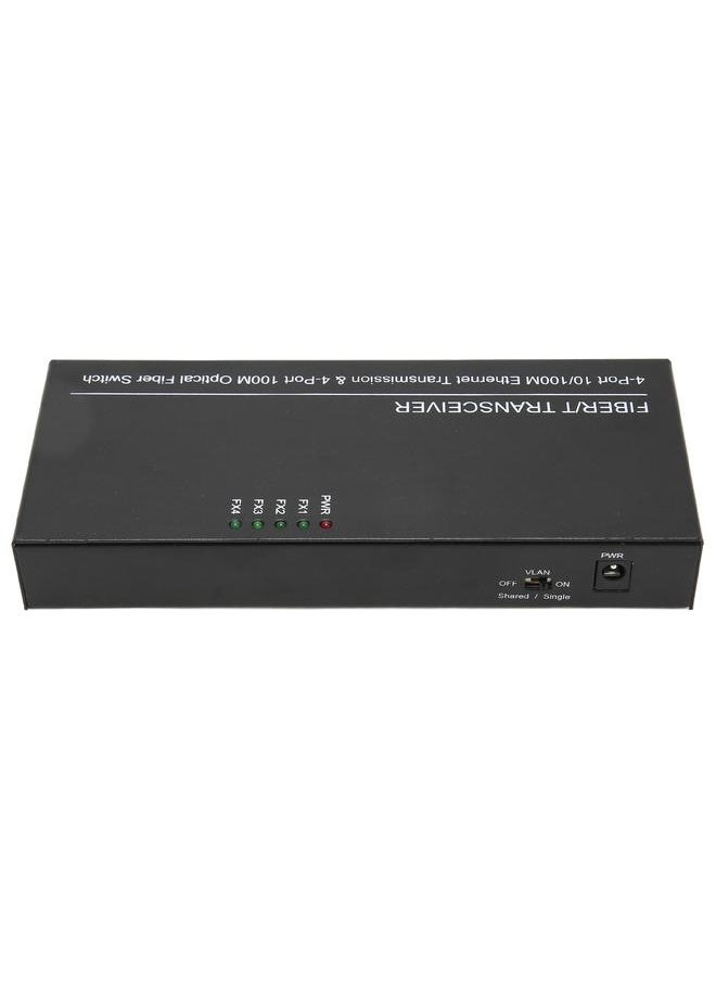 Thoraya Optical to electrical converter Tx1310nm 10/100 Mbps Dual fiber single mode fiber optic transceiver SC 4 optical ports 4 electrical ports up to 25km RJ-45 port European standard  - Image 4