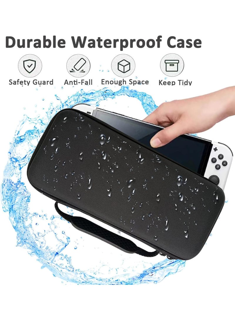 SOLARAE Portable Shockproof Carrying Case for ASUS ROG Ally - Dual-Layer Oxford & Hard EVA Protection for 7‚Äù 120Hz Gaming Handheld Accessories - Image 4