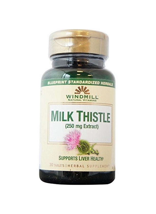 WINDMILL - Milk Thistle 250 Mg Tablets 30 Tablets - Image 1