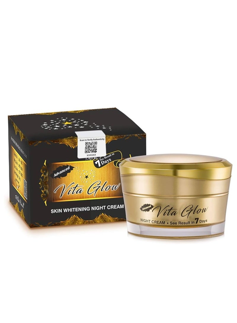 Vita Glow Vita Glow Advance Skin Fairness Night Cream 30 Gm - Image 4