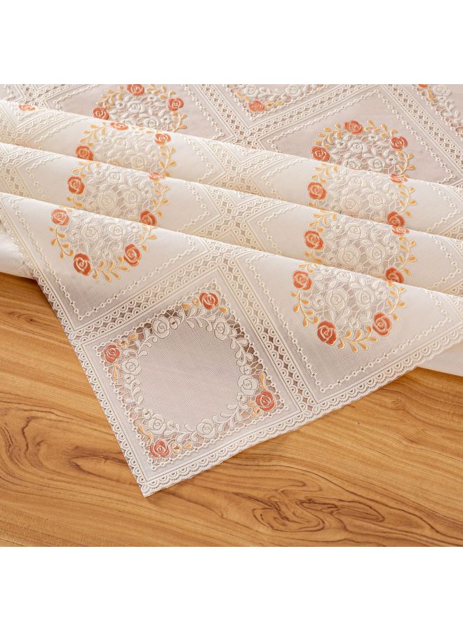 20-22 Printed Cut Table Cloth PVC-Color:No. 21 Rice Coffee-Specifications:135cmX80cm