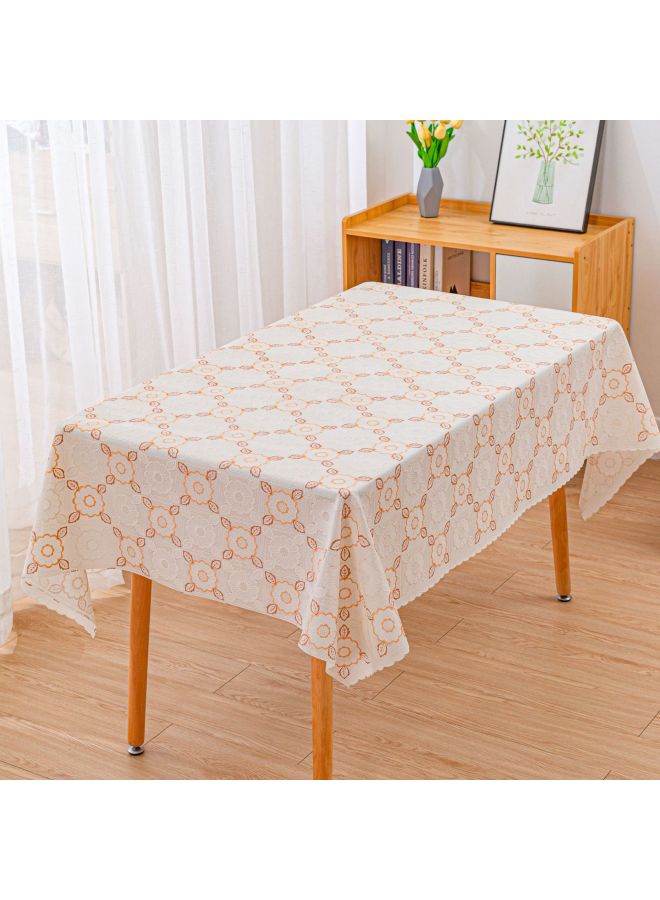 20-22 Printed Cut Table Cloth PVC-Color:No. 21 Rice Coffee-Specifications:135cmX80cm