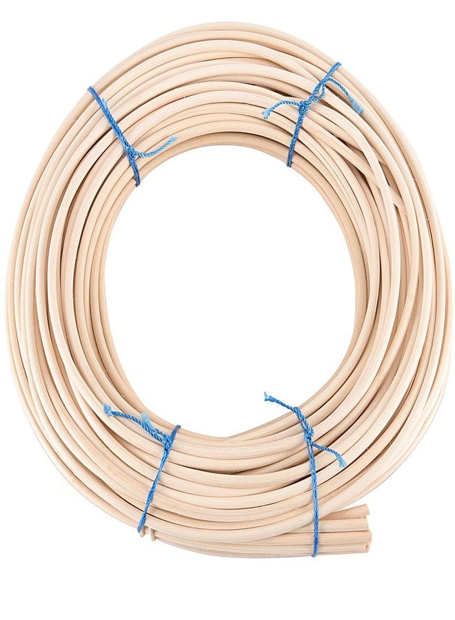 ZOENHOU 22 Yard 1/5 Inch Reed Spline, Durable Wicker Repair Kit, Natural Pliable Cane Webbing Material for Aromatherapy Stick Basket Weaving Winding Layering Modeling - Image 1
