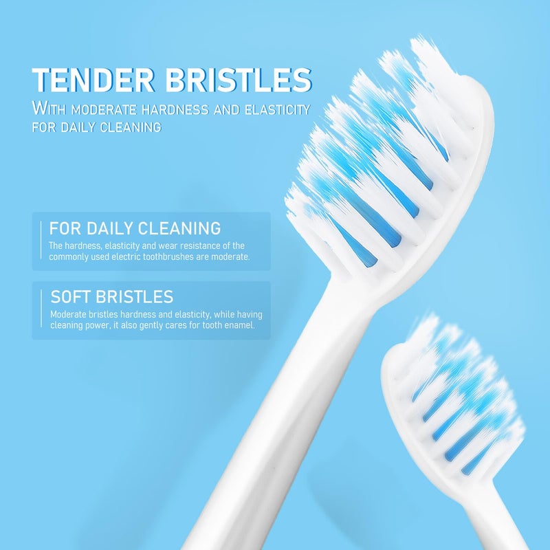 Soft Bristles Electric Toothbrush For Adults Portable With Replacement Heads - Image 4