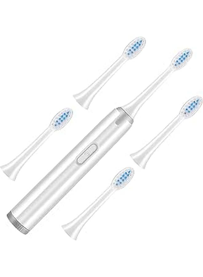 Soft Bristles Electric Toothbrush For Adults Portable With Replacement Heads - Image 1
