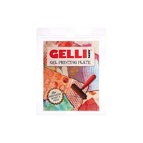 Gelli Arts ألواح طباعة جيللي آرتس، ألواح طباعة جيل، مجموعة ألواح الجيل، سطح طباعة مستطيل قابل للتجديد 3x5 بوصة - Image 1