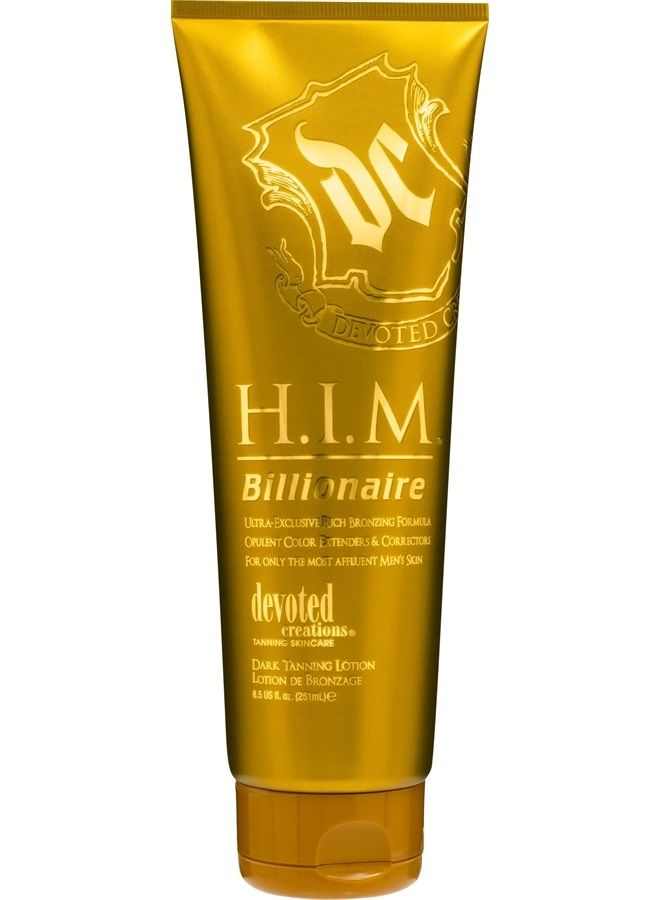 Devoted Creations H.I.M Billionaire Dark Tanning Lotion – Ultra-Exclusive Rich Bronzing Formula with Opulent Color Extenders and Correctors – 8.5 oz. - Image 2
