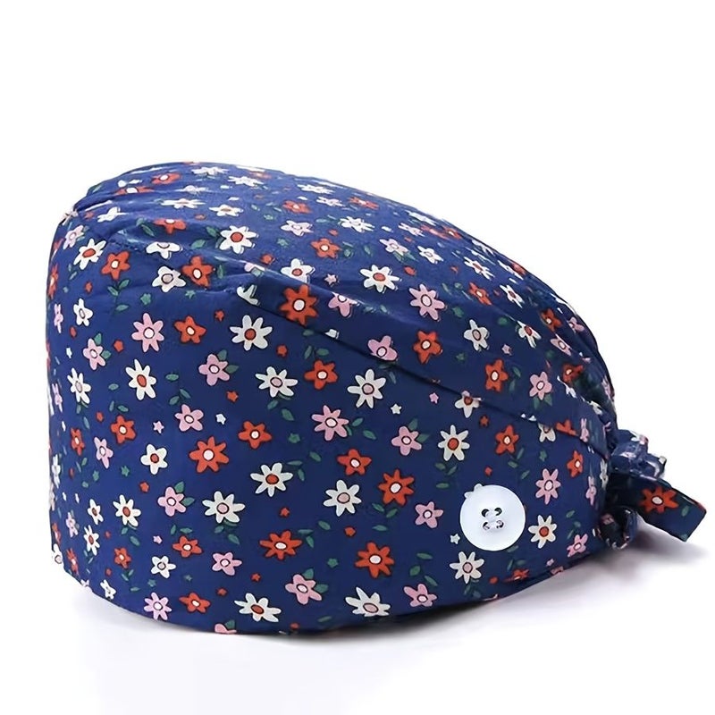 Adjustable Work Cap Lightweight Polyester Woven Fabric Drawstring Closure Khaki Color - Image 5