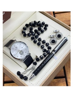 Watch A men's watch set consisting of a watch, a rosary, a cup and a pen 