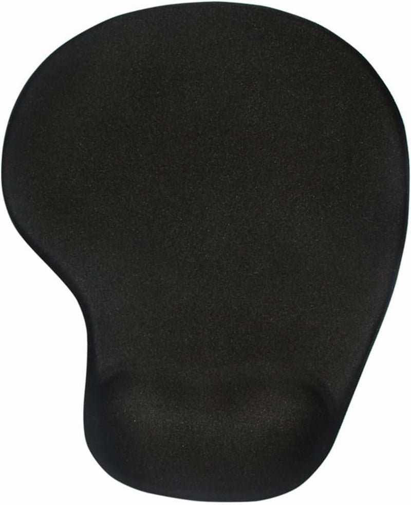 ECVV Ergonomic Mouse Pads With Comfortable And Cooling Gel Wrist Rest Support And Lycra Cloth Mouse Pad With Wrist Support Non-Slip Pu Base Durable And Washable For Easy Cleaning - Image 1