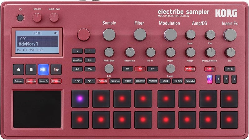 Korg ESX2-RD Electribe Sampler Music Production Station - Red - Image 1