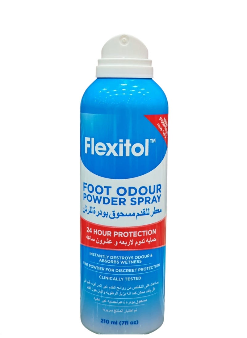 Flexitol Foot Odour Powder Spray – 24 Hour Protection 100 ML - Image 2
