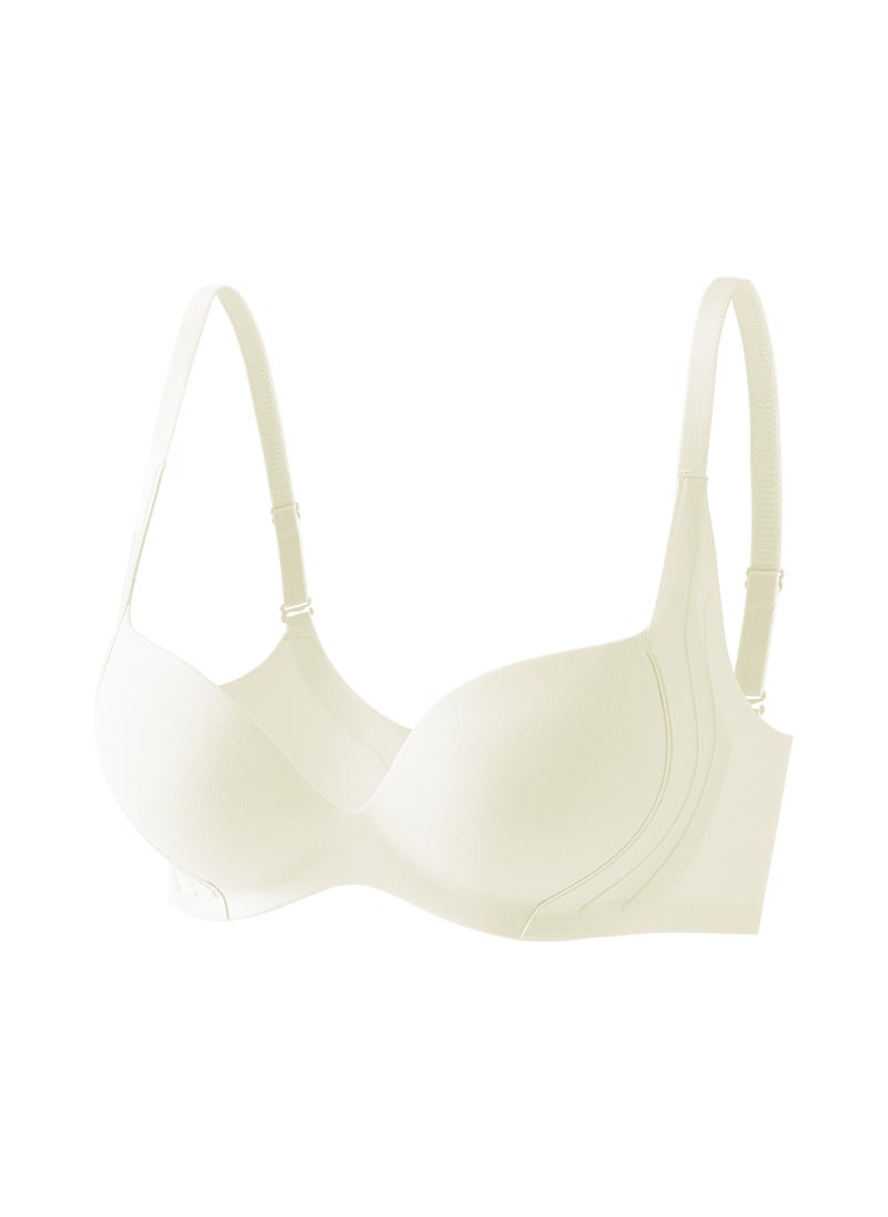 Generic - Seamless Push-Up Bra for Natural Lift White - Image 1