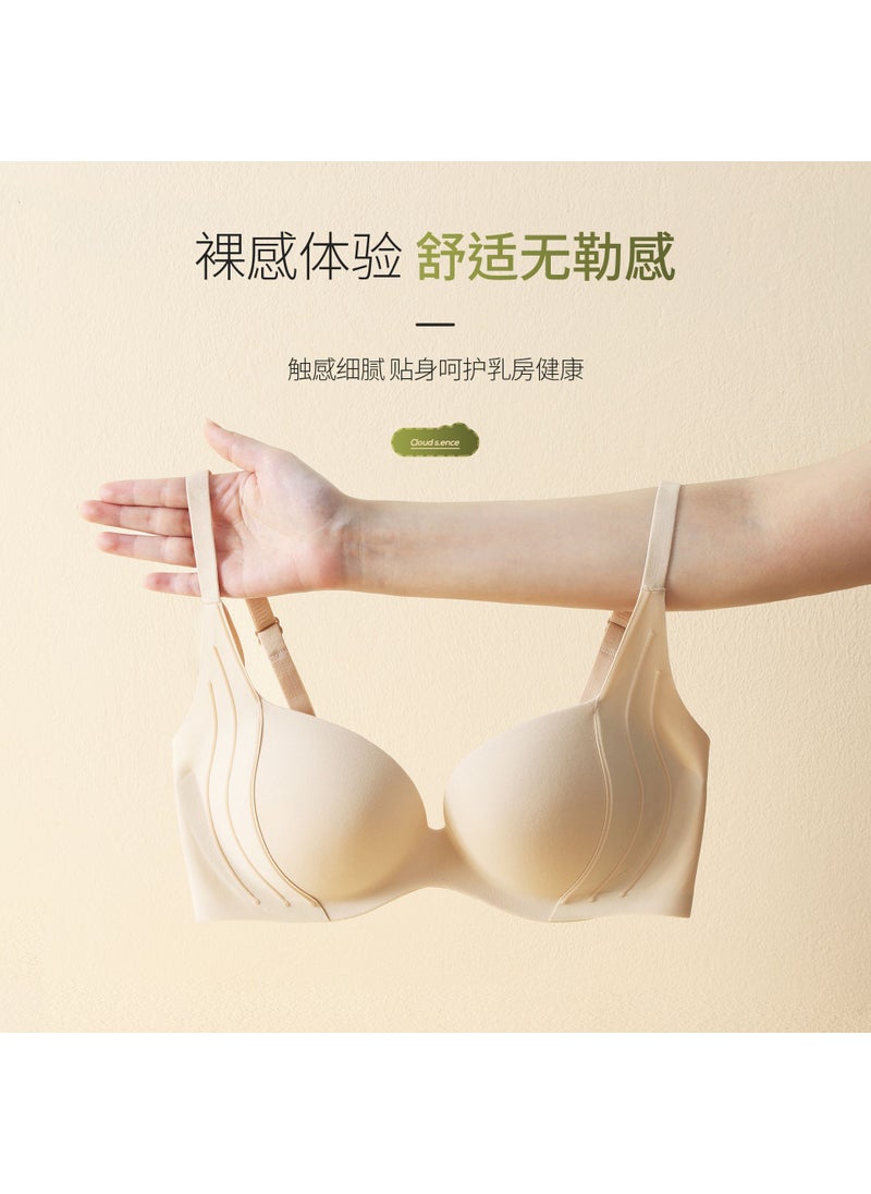 Generic - Seamless Push-Up Bra for Natural Lift White - Image 1