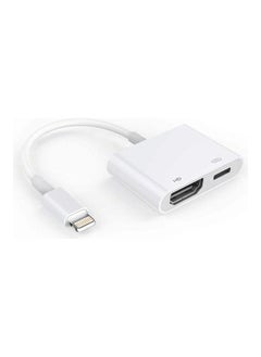 Lightning To HDMI Adapter White
