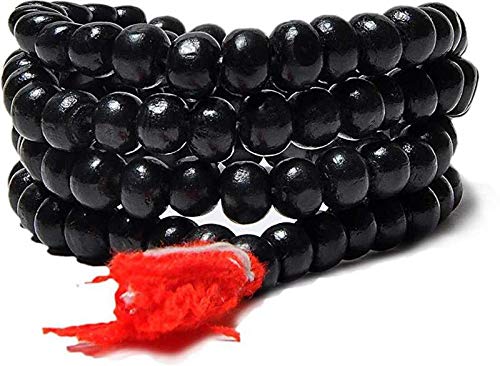 RDK Unisex Adult Handcrafted Processed Fragrant Sandalwood Mala Rosary Chandan Jaapmala With Tassel Wooden Knotted Japa Maala For Meditation Pooja Chanting Wearing Jewelry Prayer Beads - Image 4