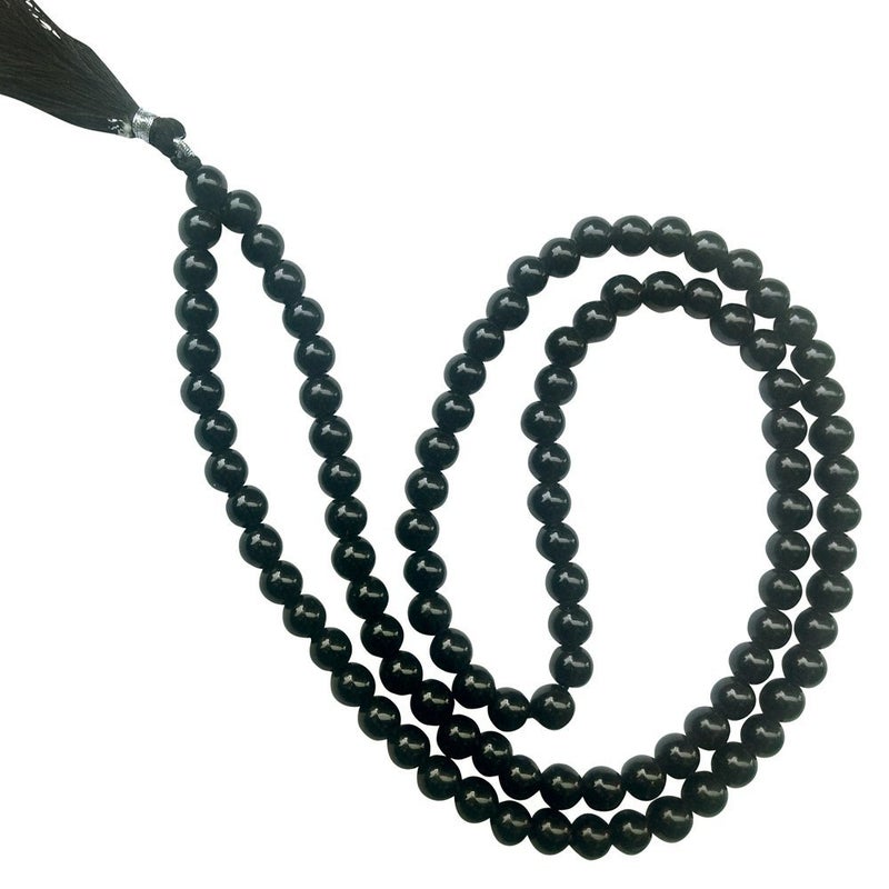 RDK Unisex Adult Handcrafted Processed Fragrant Sandalwood Mala Rosary Chandan Jaapmala With Tassel Wooden Knotted Japa Maala For Meditation Pooja Chanting Wearing Jewelry Prayer Beads - Image 5
