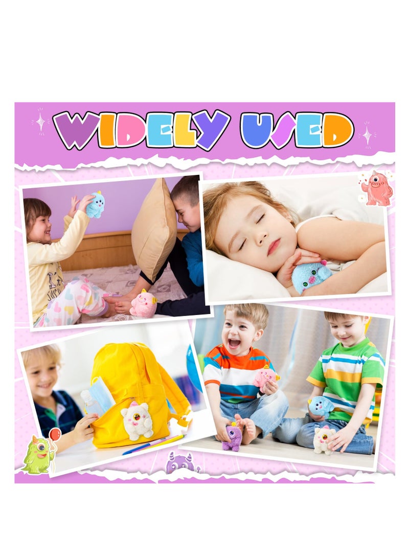 كابتن تيك Mini Plush Devil Ghost Keychain Stuffed Toys Set of 10 Perfect for Birthday Party Favors Goodie Bags - Image 2