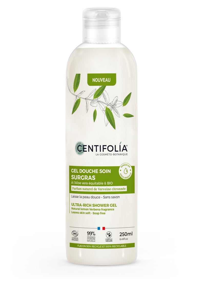 Centifolia - ULTRA-RICH SHOWER GEL NATURAL LEMAON VERBENA 250ML - Image 1