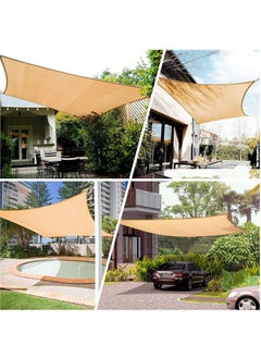 LIMOS Sun Shade Sail Rectangle Canopy for Patio Backyard Lawn Garden  - Image 5